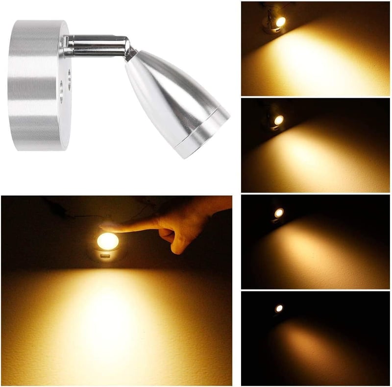 SUPAREE 12V-os LED belső világítás autóba, lakókocsiba, hajóba - 2 db