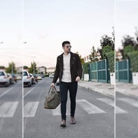 EverVanz Női Utazótáska Cipőtartóval és Bőröndre Rögzíthető Pánttal 2