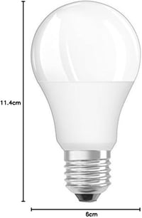 Osram LED Izzó E27 9W - Színes, Fényerő-szabályozható Körte Alakú Lámpa, 806lm, 3000K Meleg Fehér, 60W Hagyományos Helyett 4