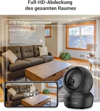 EZVIZ C6N 1080p WiFi IP Kamera - Beltéri Biztonsági Kamera Kétirányú Hanggal, Mozgásérzékeléssel, Éjjellátóval Kisállat és Baba Figyeléshez, 7