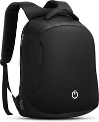 HOMIEE Vízálló Lopásbiztos Laptop Hátizsák USB Töltővel, Fekete 1