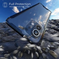 Xiaomi Mi 11 Lite 5G/4G Átlátszó Védőtok Fekete Kerettel 2