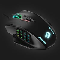 Redragon M908 IMPACT Lézeres Gamer Egér - 12400 DPI, 18 Programozható Gomb, RGB LED Világítás, USB Vezetékes, PC/Mac Kompatibilis 3