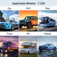 Rimoody Vezeték Nélküli CarPlay és Android Autórádió, 7" Érintőképernyős, Dual Bluetooth, FM Adó, Hangvezérlés, AUX/USB/TF, 7-32V 7