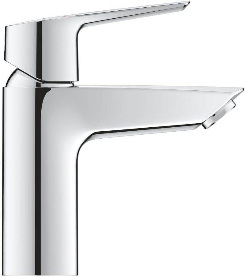 GROHE Quickfix Start Egykaros Mosdócsap S Méret | Króm Fürdőszobai Csaptelep Szerelőeszközzel | Víztakarékos Rendszer | Fém Fogantyú