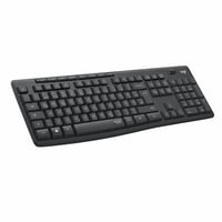 Logitech MK295 Silent bežična tipkovnica, SilentTouch tehnologija, QWERTZ raspored, crna — samo tipkovnica (bez miša i USB prijamnika) — 1 kom. 2