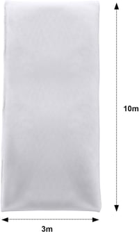 Zonon Finomszövésű Szúnyogháló - Fehér Rovar és Madárvédő Háló Kertekhez, Növényekhez - Sokoldalú Védelmi Háló 3x10m 2