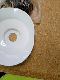 Lampă Suspendată Industrială AIRTWESD cu Dulie E27, Abajur Metalic Retro, Lampă Vintage de Plafon — lateralul abajurului deformat (stare: vezi a 2-a imagine) 3