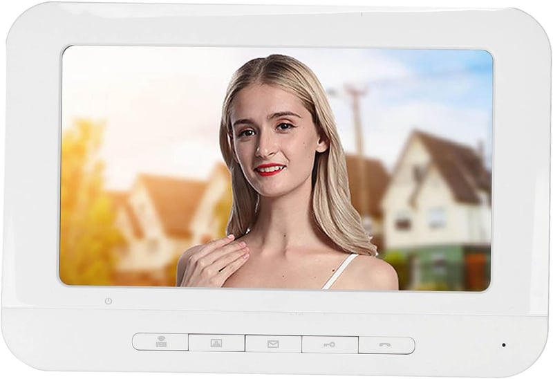 7 colos HD WiFi videó kaputelefon rendszer, biztonságos lakásinterfonnal