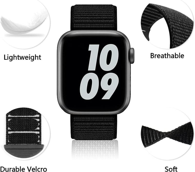 Apple Watch fehér nylon szíj - strapabíró és kényelmes