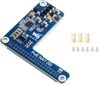 Waveshare Power Over Ethernet HAT (G) Bővítőkártya Raspberry Pi 5-höz - 802.3af/at Kompatibilis POE Adapter 5V 5A Kimenettel 1