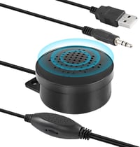 MEIRIYFA USB Hangszóró Számítógéphez - 5W Sztereó Asztali PC Hangfal 3.5mm AUX Bemenettel és Hangerőszabályzóval Laptophoz, Tablethez 8