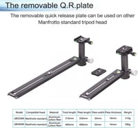 Manfrotto Telefotó Lencsetartó Csipesz Hidraulikus Állványfejhez 2