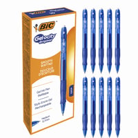 BIC Gel-ocity Original visszahúzható zselés toll, kék, 0,7 mm közepes hegy, újratölthető, 10 db (hiányos készlet, eredeti helyett) 1
