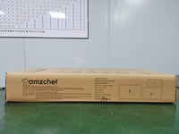 AMZCHEF 77 cm-es Beépíthető Üvegkerámia Főzőlap 5 Zónával - Ovális és Tripla Zónás, 9 Teljesítményszint, Időzítő, Biztonsági Zár, 8500W 10