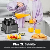 AMZCHEF 8 az 1-ben Multifunkciós Turmixgép 2000W | LCD Érintőképernyős Konyhai Mixer 2L Tartállyal | 8 Intelligens Program és 10 Sebességfok 7