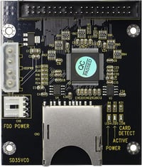 SD/SDHC/SDXC/MMC - 3.5" 40 Pin IDE Adapter Kártya, Memóriakártya-IDE Átalakító Asztali Számítógépekhez, Fekete 2
