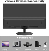 Pisichen 24" FHD Monitor, 75Hz, 3ms, VA Panel, HDMI/VGA, Szemkímélő Technológia, PS4/PS5 Kompatibilis, VESA Rögzíthető, Fekete Számítógép Ki 5