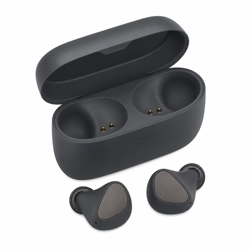 Jabra Elite 4 Bluetooth Fülhallgató Aktív Zajszűréssel, Multipoint — gumiharangok és töltőkábel nélkül (állapot: lásd a 2. képet)