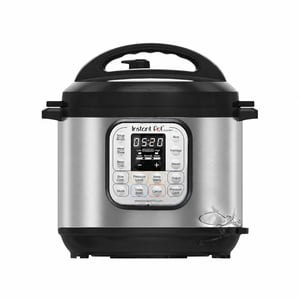 Instant Pot Duo Mini električno višenamjensko kuhalo ekspres lonac 3L – neispravno, djelomično radi: oštećena, udubljena stražnja ploča (stanje: vidi 2. sliku)