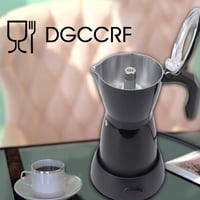 BuyWeek elektromos eszpresszó főző, 300ml, 6 csészés, fekete 4