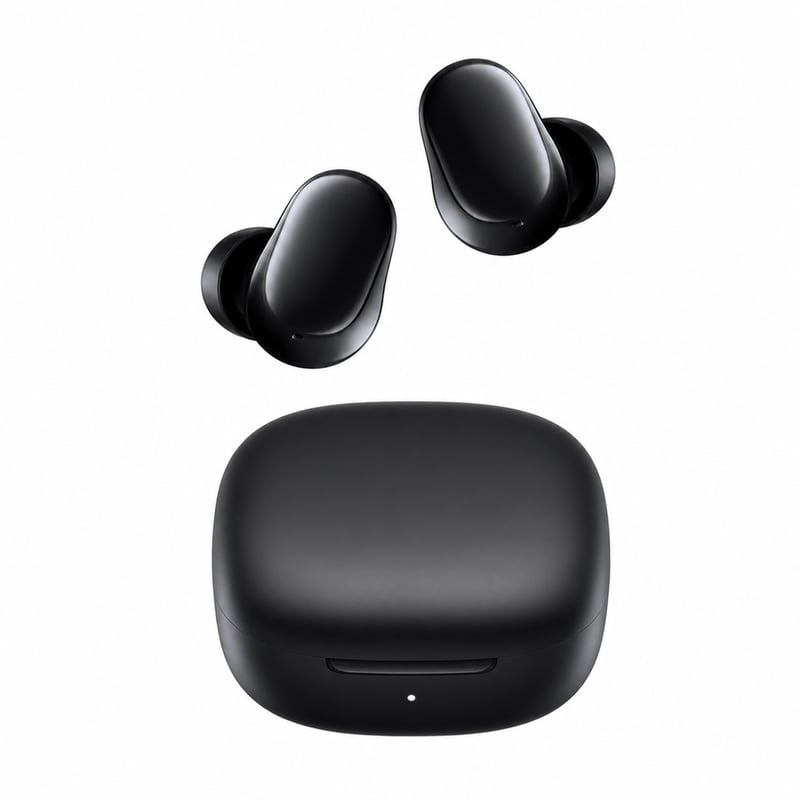 Xiaomi Redmi Buds 6 Play vezeték nélküli fülhallgató fekete, 36 órás akkumulátor, csak tok és fülhallgatópár (állapot: lásd a 2. képet)