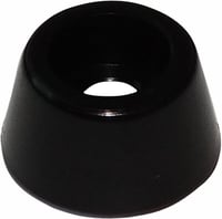 Aerzetix Fekete PVC Bútorláb 4db - Csavar Nélküli Rögzítés 1
