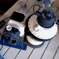 Pompă cu filtru cu nisip Intex 26642 Krystal Clear cu protecție RCD, debit de 3500 l/h și debit de sistem de 2000 l/h pentru piscină, culoare albă 2