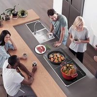 Aobosi Dupla Indukciós Főzőlap - Hordozható, 3500W, Melegen Tartó Funkcióval, 10 Hőfok, 6 Teljesítményszint, Időzítő, Max-Min Gomb, Érintésv 8