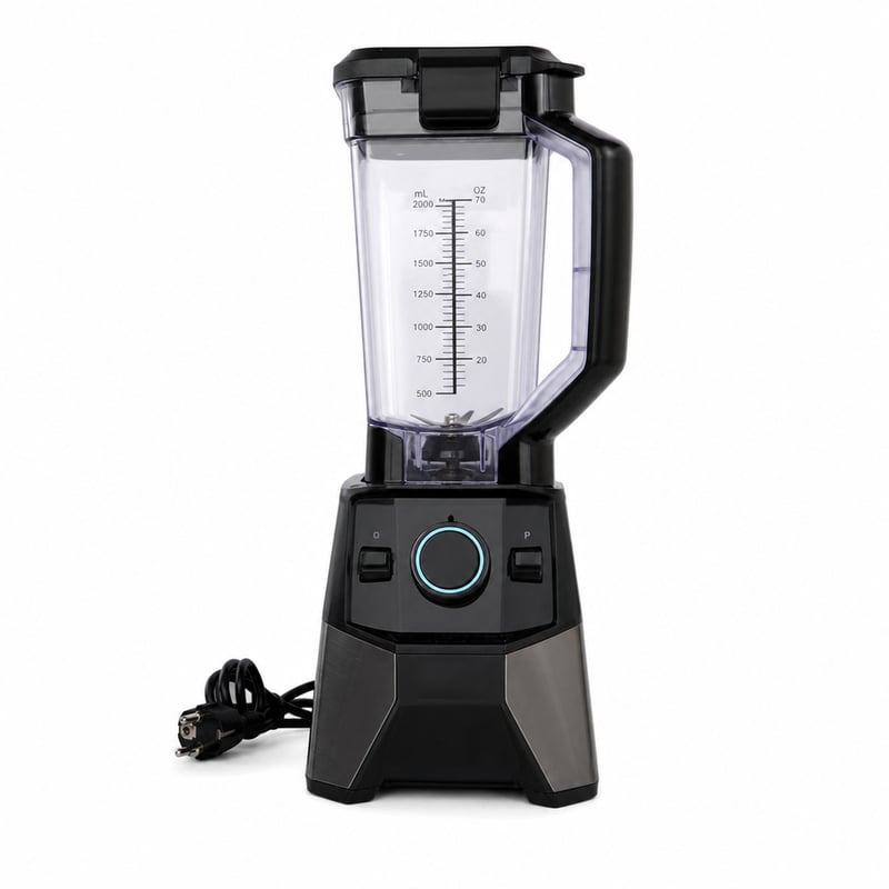 Blender Cecotec Power Black Titanium 2000 Pro, 2000 W, vrč od 1,5 l — neispravan, za dijelove: ne uključuje se (stanje: vidi 2. sliku)