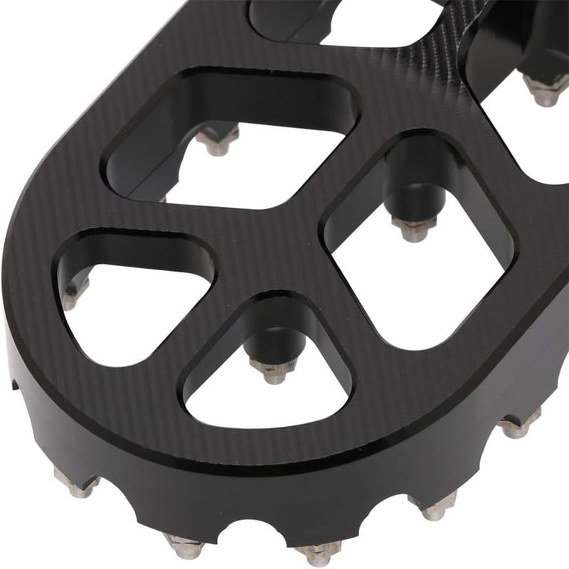 JFG RACING Motoros Lábtartó - CNC Alumínium Széles Pedálok Sur Ron Light Bee és CRF150F/230F Modellekhez, Fekete