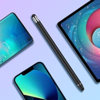 Flintronic 2 az 1-ben érintőceruza tablethez és telefonhoz - fekete és rózsaszín 7