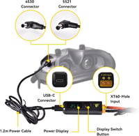 SpeedyBee FPV szemüveg tápkábel és BEC - DJI, Fatshark, Walksnail kompatibilis 2