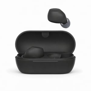 Sony WF-C710N True Wireless slušalice s tehnologijom uklanjanja buke, crne, upravljanje dodirom, višetočkovno povezivanje (Multipoint) — Nedostaje kabel za punjenje (stanje: vidi 2. sliku)