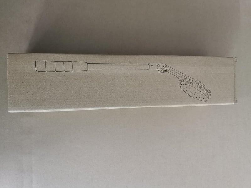 Hosszú nyelű háthátmosó kefe szett 3 db, testápoló applikátorral