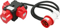 Ipari CEE adapter 16A 400V 5-pólusú IP44 - erősáramú elosztó építkezéshez 1