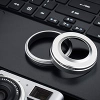 Fujifilm X100 sorozathoz JJC fém napellenző és adaptergyűrű - Ezüst 3