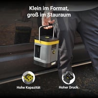 EXIT 20V Elektromos Pumpa 150 PSI - Autógumi Felfújó LED Világítással, Digitális Nyomásmérővel - Kerékpár, Labda, SUP Pumpa Akkumulátorral 4