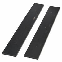 vidaXL Fekete Tömör Fenyőfa Egymásra Rakható Ágy 80x200 cm - Felújított, Kozmetikai — lehorzsolódott festék 1