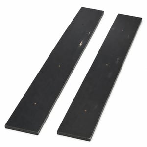vidaXL Fekete Tömör Fenyőfa Egymásra Rakható Ágy 80x200 cm - Felújított, Kozmetikai — lehorzsolódott festék