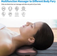 Shiatsu nyak- és hátmasszírozó párna, melegítő funkcióval - Otthonra és irodába 4