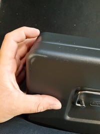 Idena 50118 Kazeta za novac s 3-znamenkastom kombinacijskom bravom, crni čelik, 25x18x9 cm, umetak za kovanice — ogrebano vanjsko kućište (stanje: vidi 2. sliku) 3