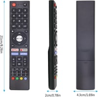 FOXRMT ODL24771HN-TAB Távirányító Changhong Chiq TV-hez - Netflix, YouTube Gyorsgombokkal - U43H7A, U55H7S Modellekhez - Fekete 7