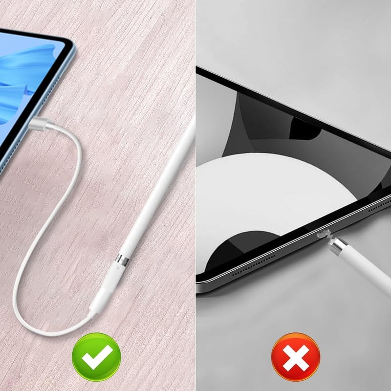 Apple Pencil 1. generációs USB-C töltőadapter iPad Pro és Air készülékekhez