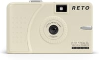 RETO krém színű, 35mm-es újratölthető fényképezőgép széles látószögű objektívvel 1