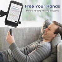 PUPINGPIG RF Távirányítós Lapozó Kindle, Kobo, Paperwhite E-olvasókhoz és Tabletekhez - Univerzális Oldalpörgető Fekete Olvasássegítő 4