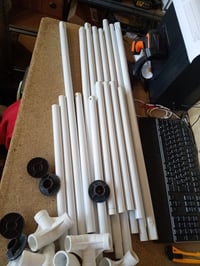 Intex Metal Frame fémvázas kerek medence 244x51 cm, kék, 1828 liter, használt állapot 4