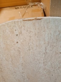 Măsuță de cafea Hanah Home, culoare travertin, 119x60x39,8 cm, PAL melaminat, design marmură - Picior deteriorat (stare: vezi a 2-a imagine) 3
