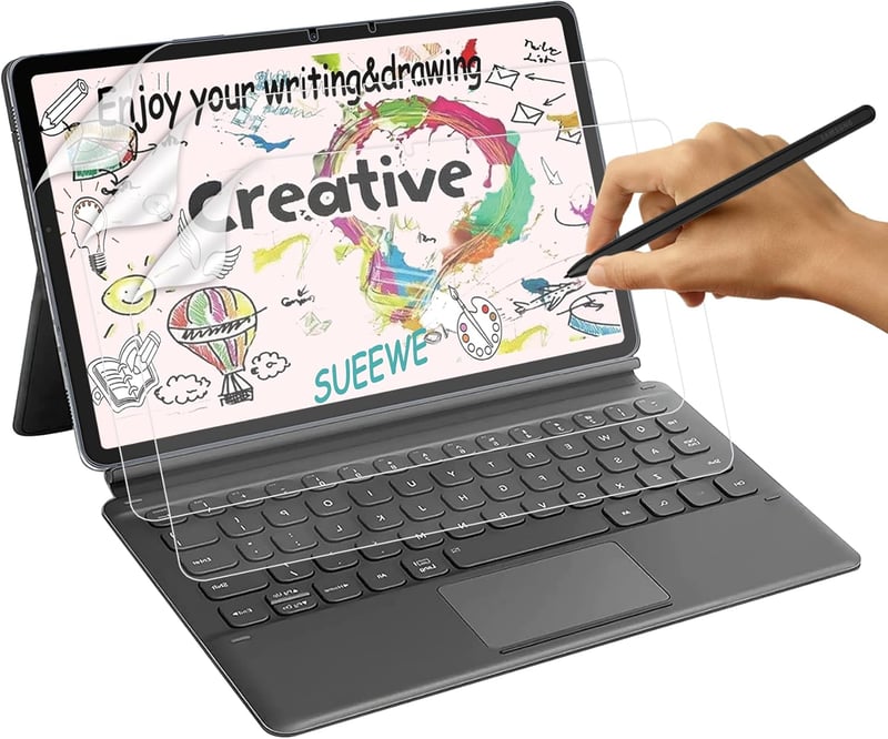 Samsung Galaxy Tab S9 FE / S9 / S8 11" Matt Papír Védőfólia 3db - Rajzoláshoz, Íráshoz