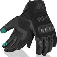 WESTWOOD FOX S-es méretVízálló Motoros Kesztyű - Téli, Bőr, Érintőképernyős, Unisex Kesztyű Motorozáshoz 1